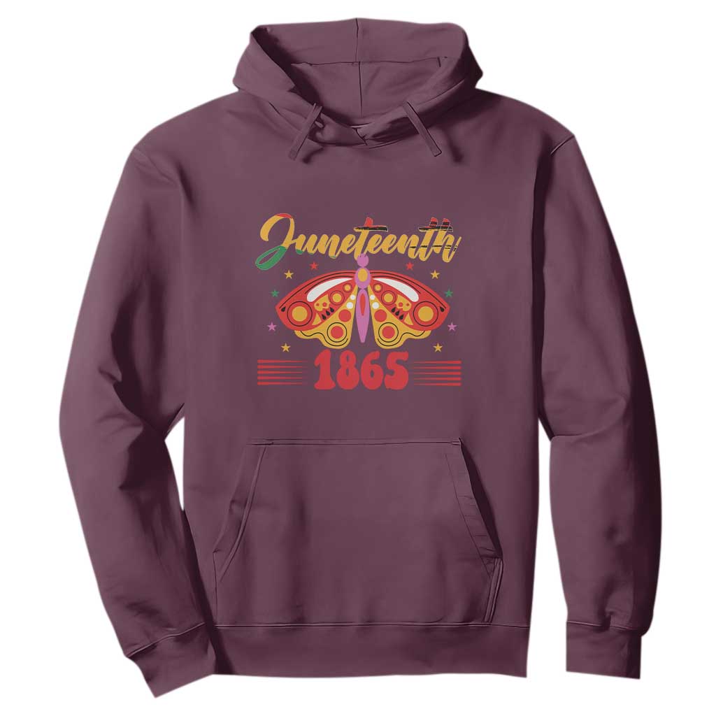 Juneteenth 1865 Butterfly Hoodie