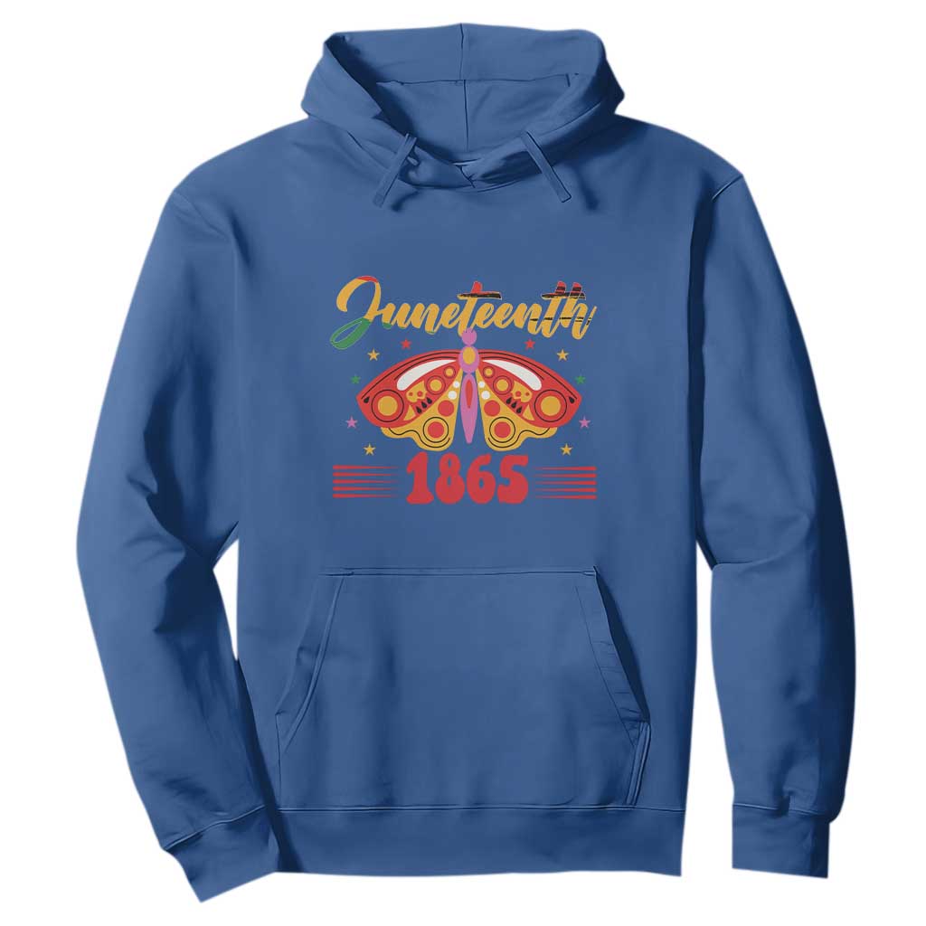 Juneteenth 1865 Butterfly Hoodie