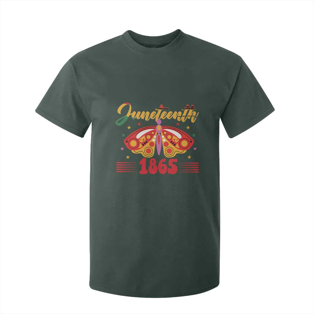 Juneteenth 1865 Butterfly T Shirt For Kid