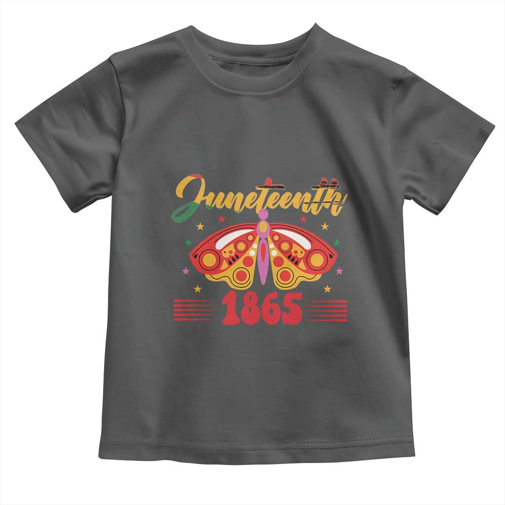 Juneteenth 1865 Butterfly Toddler T Shirt
