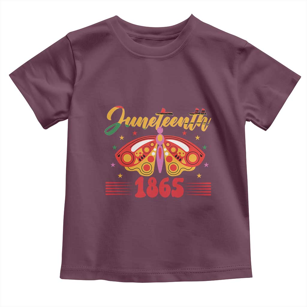 Juneteenth 1865 Butterfly Toddler T Shirt