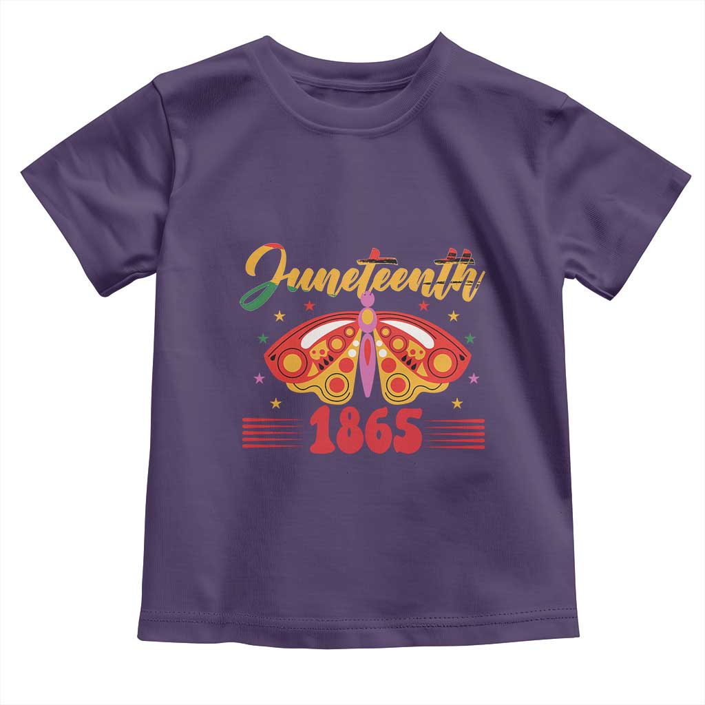 Juneteenth 1865 Butterfly Toddler T Shirt