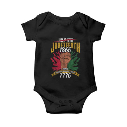 Juneteenth Since 1865 Baby Onesie My Ancestors Weren't Free In 1776