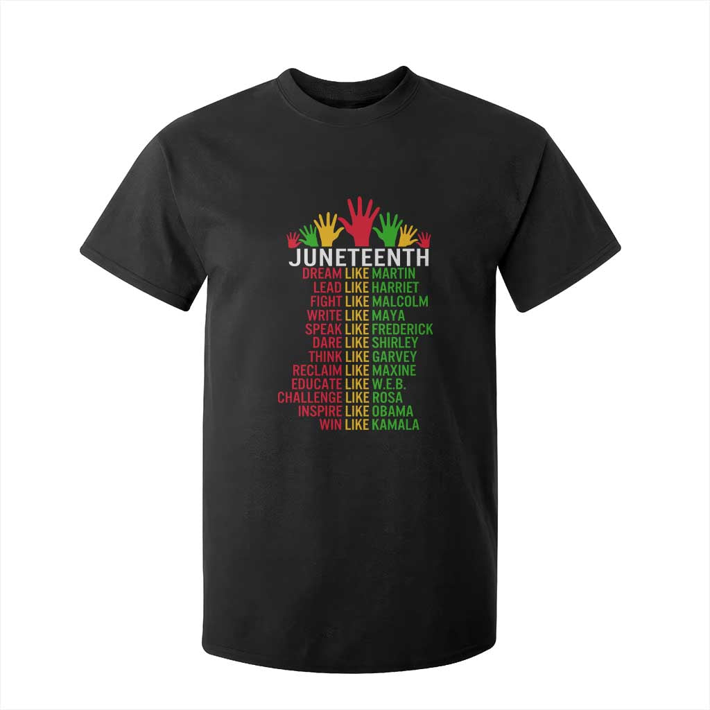 Juneteenth 1865 T Shirt For Kid Dream Like Leaders
