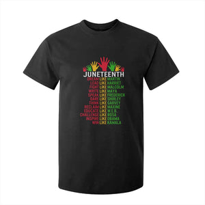 Juneteenth 1865 T Shirt For Kid Dream Like Leaders