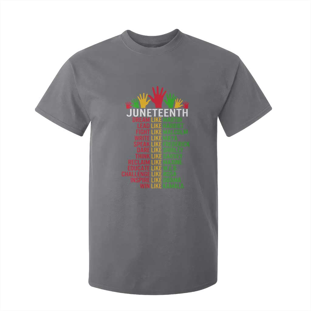 Juneteenth 1865 T Shirt For Kid Dream Like Leaders