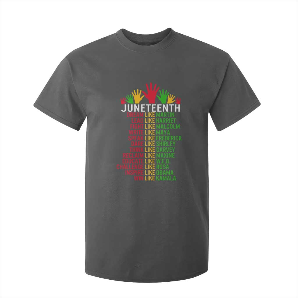 Juneteenth 1865 T Shirt For Kid Dream Like Leaders