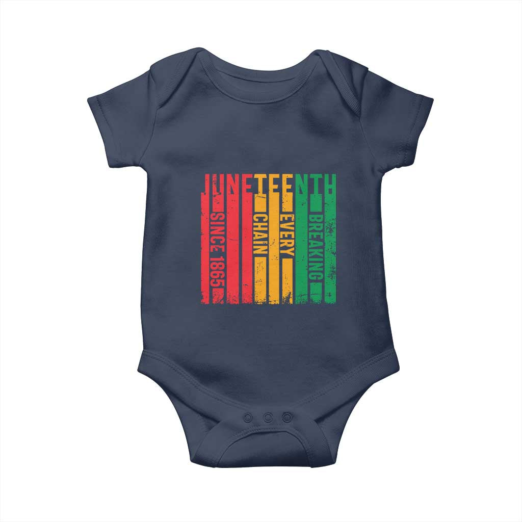 Juneteenth Since 1865 Baby Onesie Breaking Every Chain