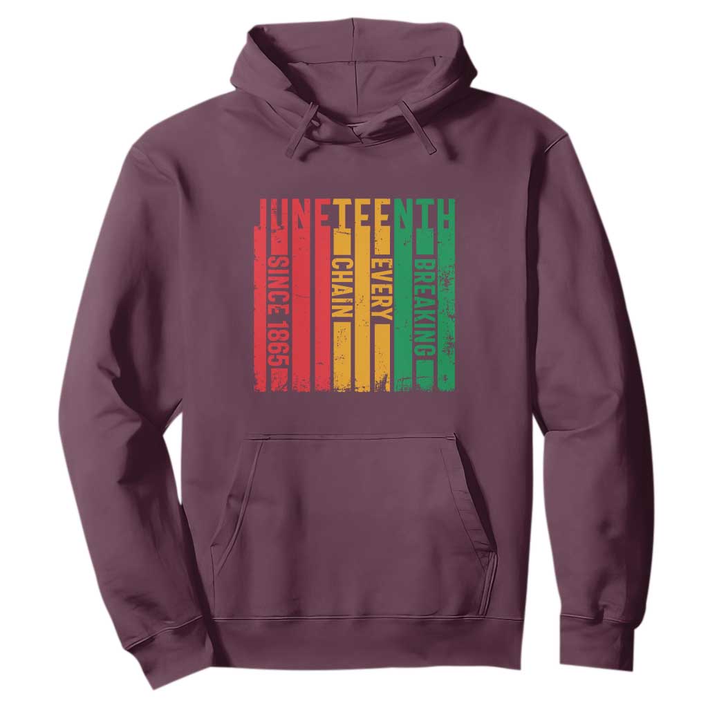 Juneteenth Since 1865 Hoodie Breaking Every Chain