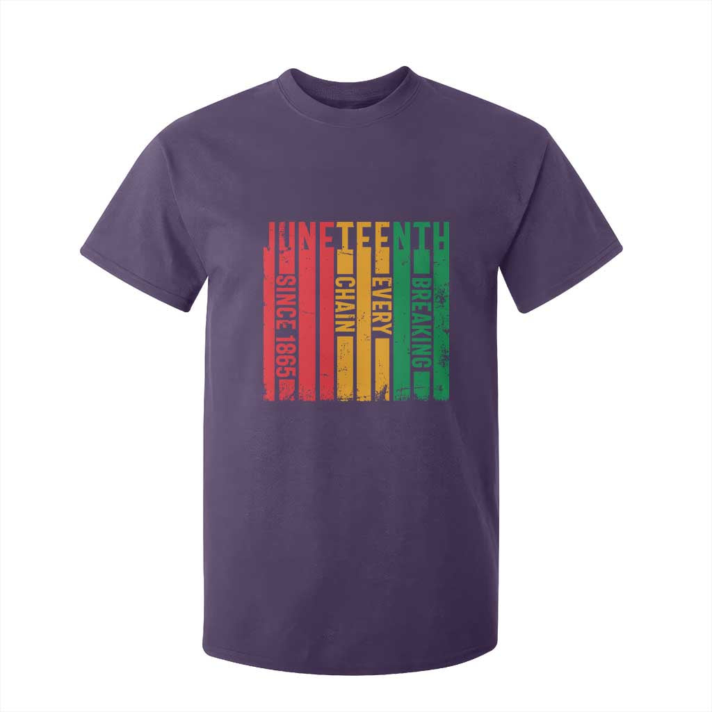 Juneteenth Since 1865 T Shirt For Kid Breaking Every Chain