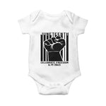 Juneteenth 1865 Independence Baby Onesie Celebrate Freedom Raised Fist