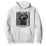 Juneteenth 1865 Independence Hoodie Celebrate Freedom Raised Fist