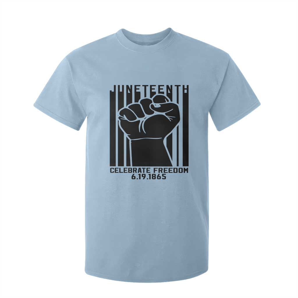 Juneteenth 1865 Independence T Shirt For Kid Celebrate Freedom Raised Fist