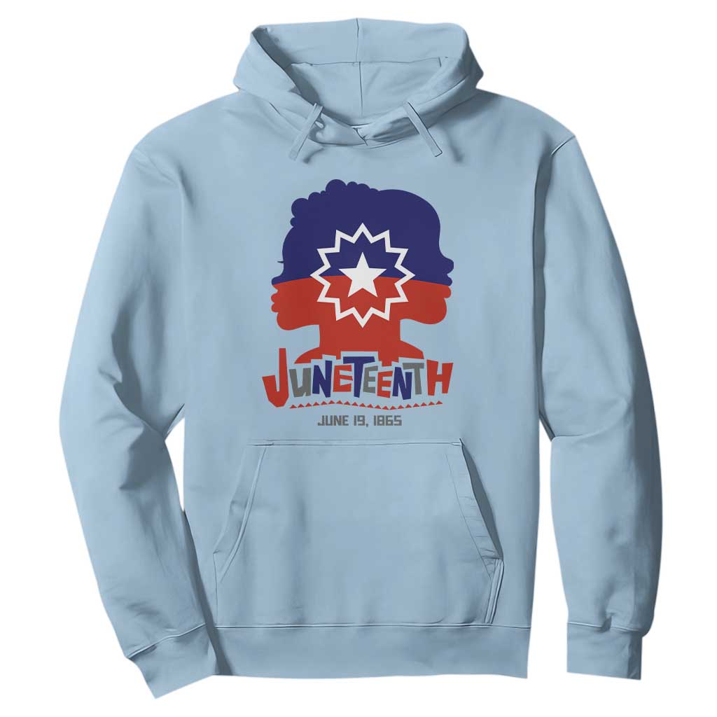 Juneteenth Flag Hoodie Celebrating Black Freedom Day 1865