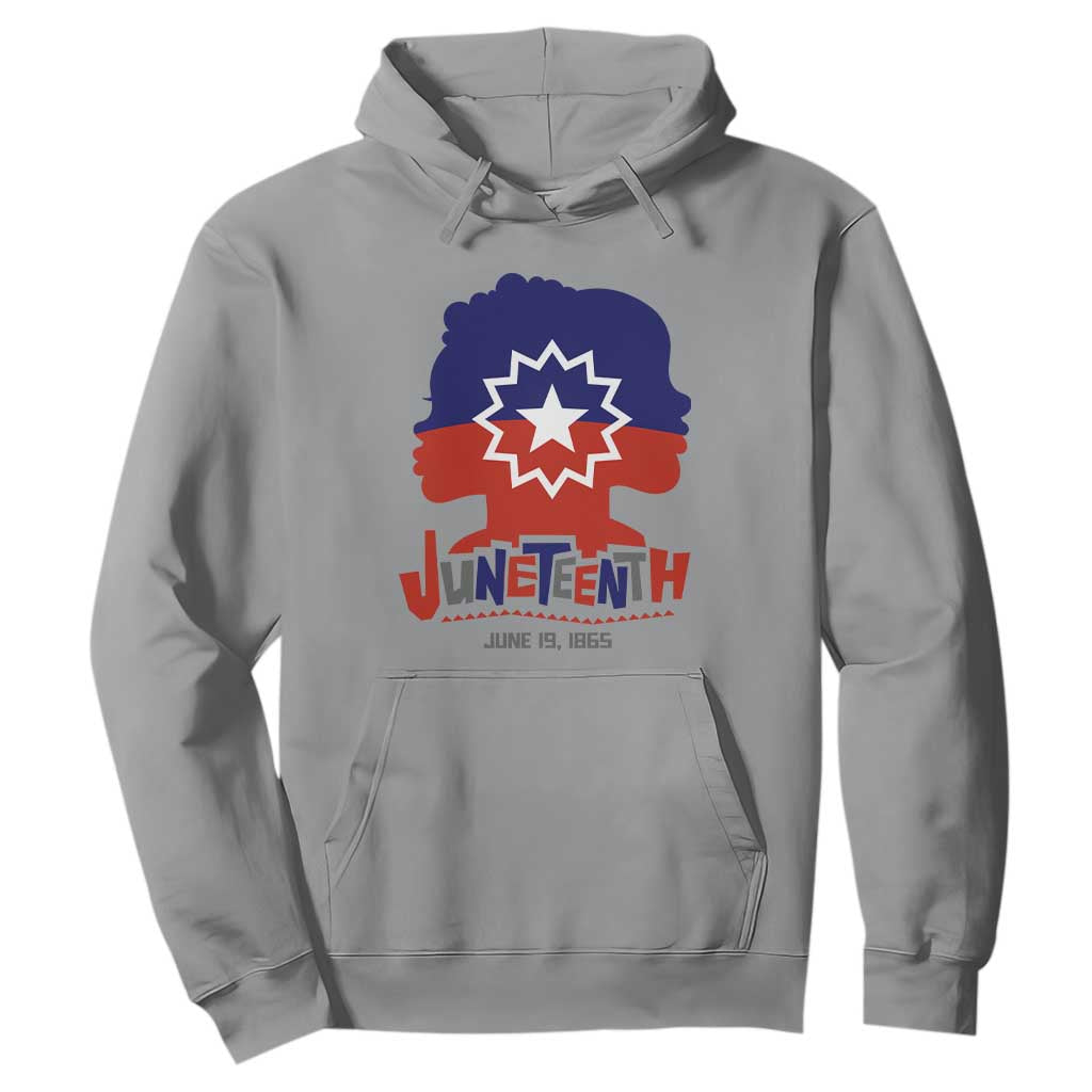 Juneteenth Flag Hoodie Celebrating Black Freedom Day 1865