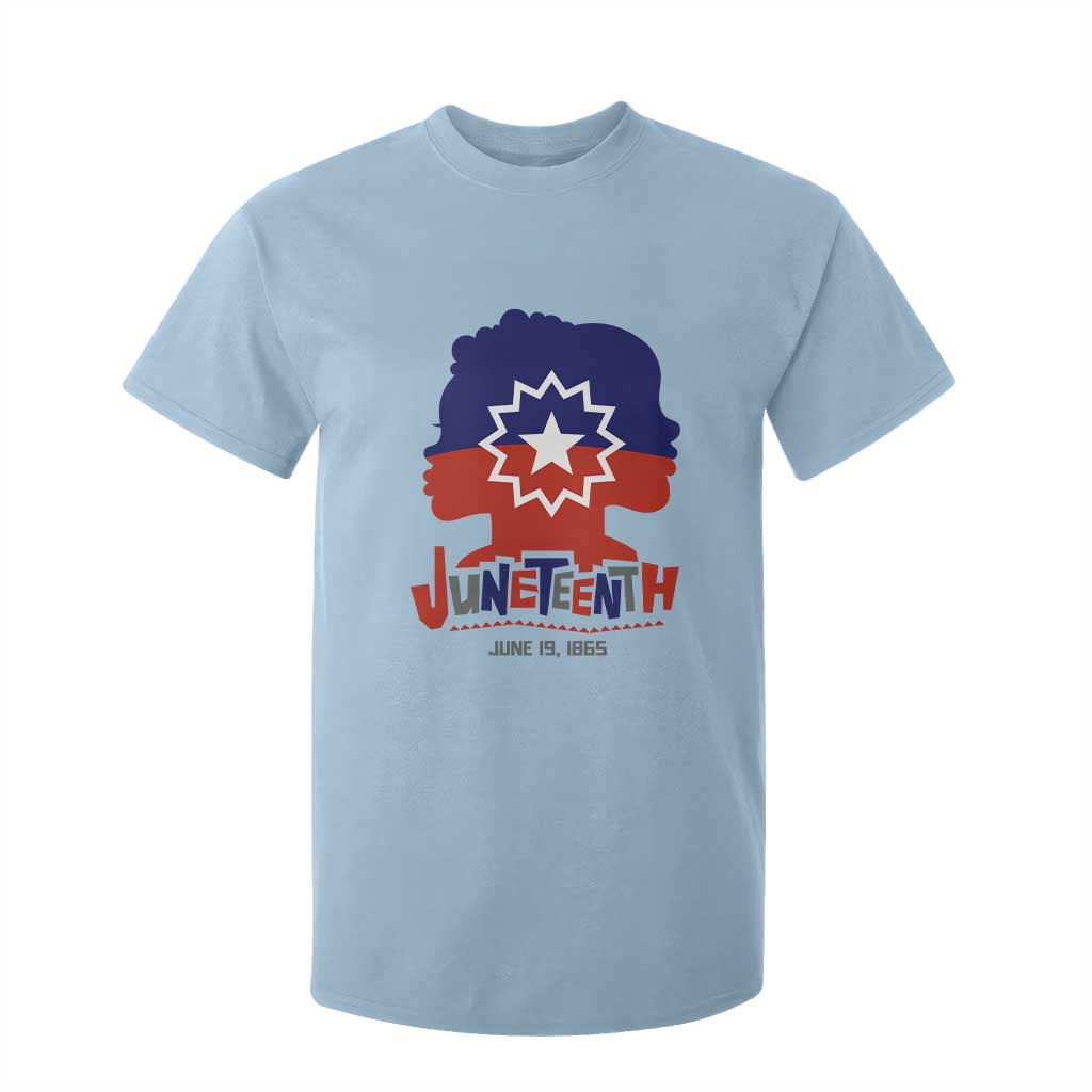Juneteenth Flag T Shirt For Kid Celebrating Black Freedom Day 1865