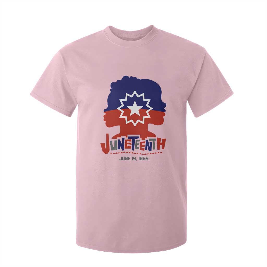 Juneteenth Flag T Shirt For Kid Celebrating Black Freedom Day 1865