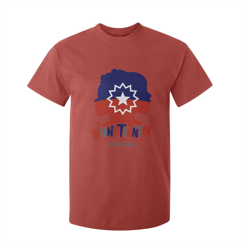 Juneteenth Flag T Shirt For Kid Celebrating Black Freedom Day 1865