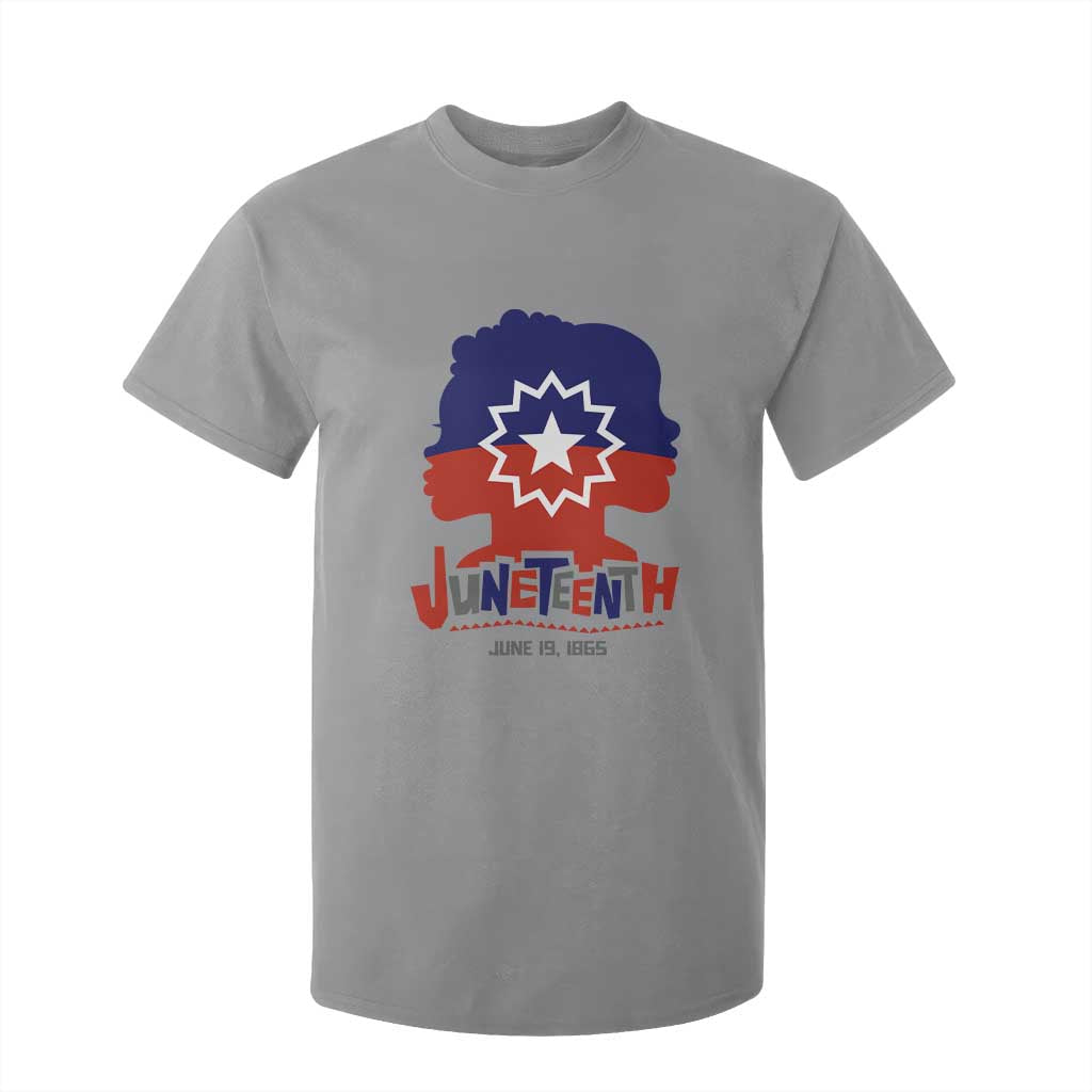 Juneteenth Flag T Shirt For Kid Celebrating Black Freedom Day 1865