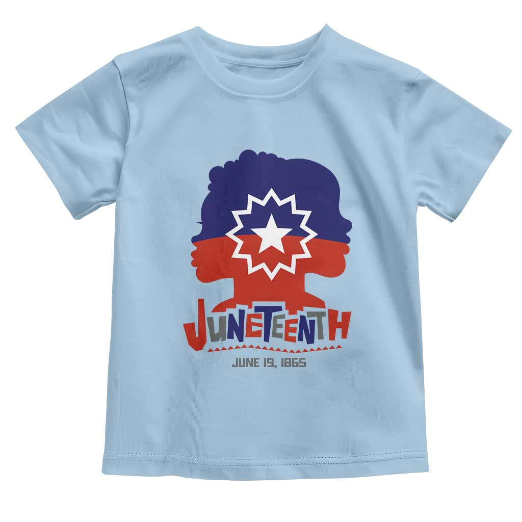 Juneteenth Flag Toddler T Shirt Celebrating Black Freedom Day 1865