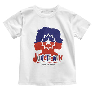 Juneteenth Flag Toddler T Shirt Celebrating Black Freedom Day 1865