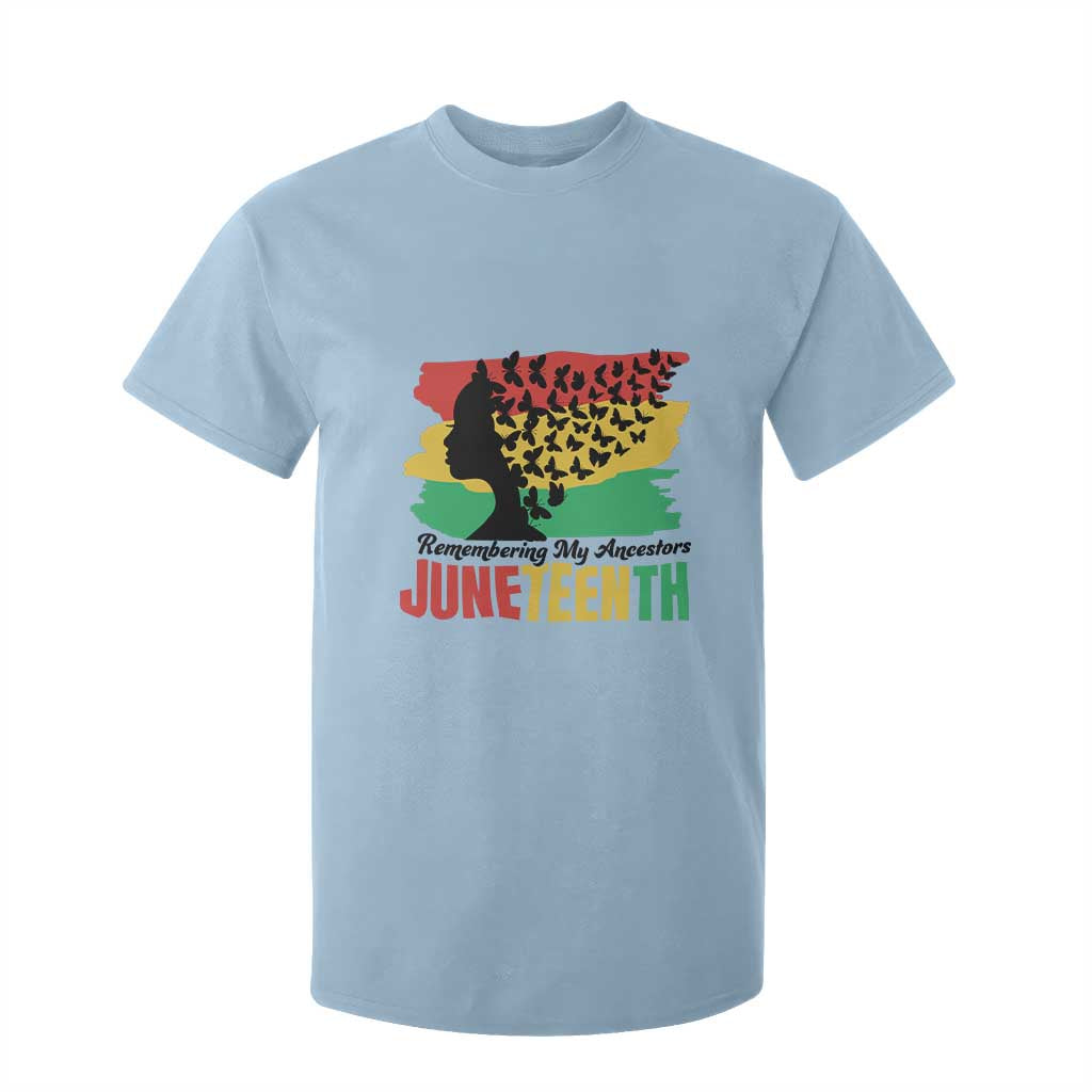 Juneteenth 1865 T Shirt For Kid Remembering My Ancestors