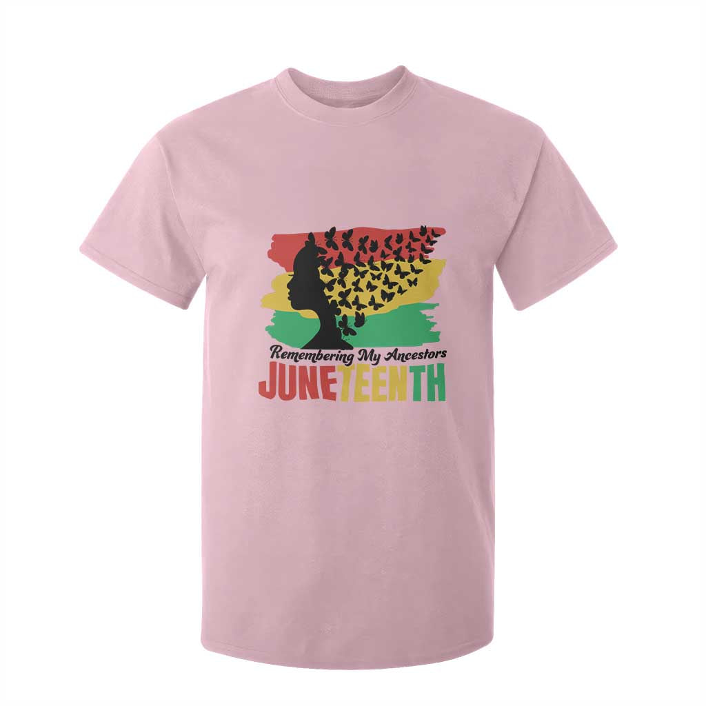 Juneteenth 1865 T Shirt For Kid Remembering My Ancestors