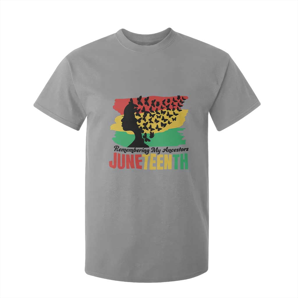 Juneteenth 1865 T Shirt For Kid Remembering My Ancestors