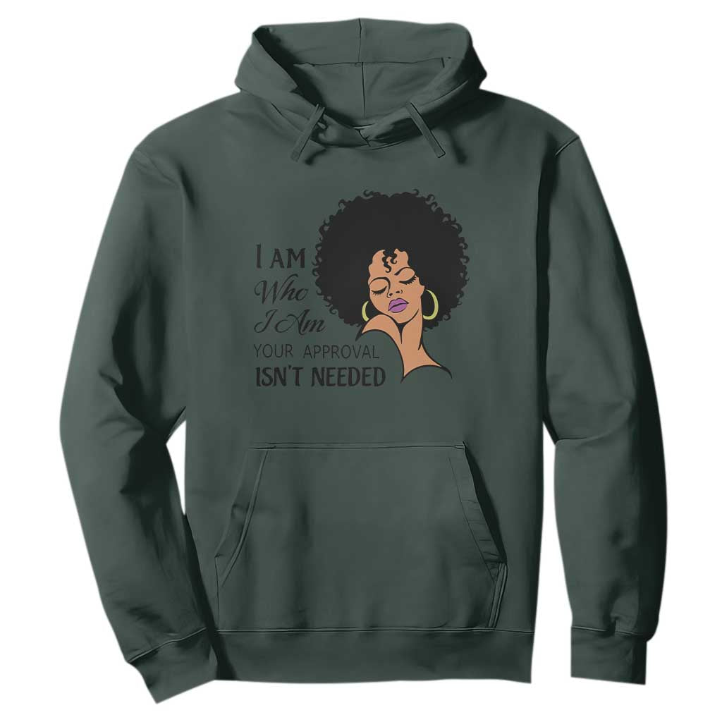 Black Queen Hoodie Lady Curly Natural Afro African American Ladies