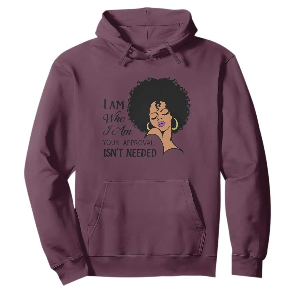 Black Queen Hoodie Lady Curly Natural Afro African American Ladies