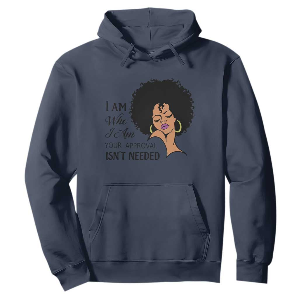 Black Queen Hoodie Lady Curly Natural Afro African American Ladies
