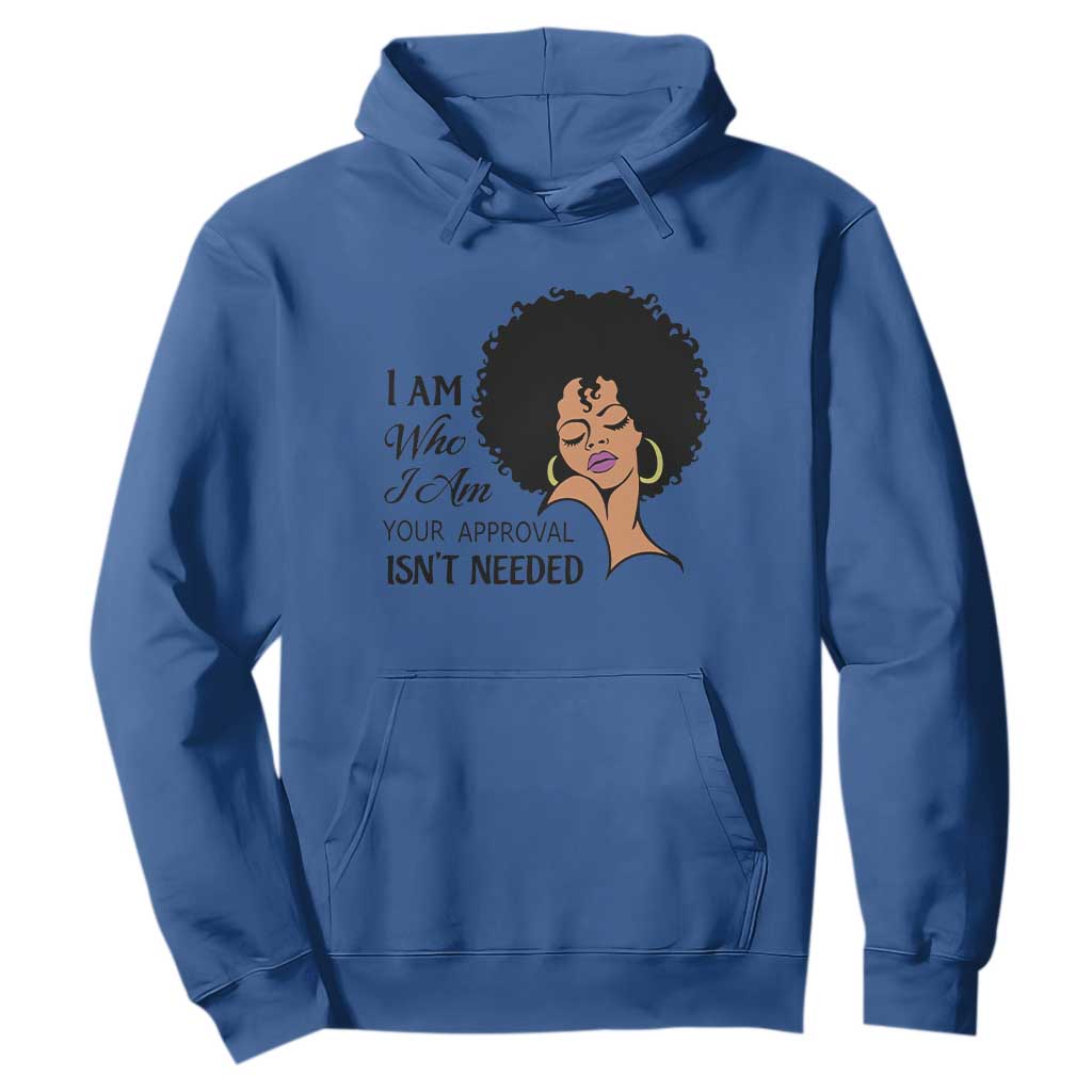 Black Queen Hoodie Lady Curly Natural Afro African American Ladies