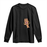 Black Queen Long Sleeve Shirt Lady Curly Natural Afro African American Ladies