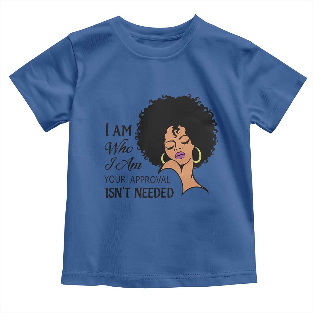Black Queen Toddler T Shirt Lady Curly Natural Afro African American Ladies