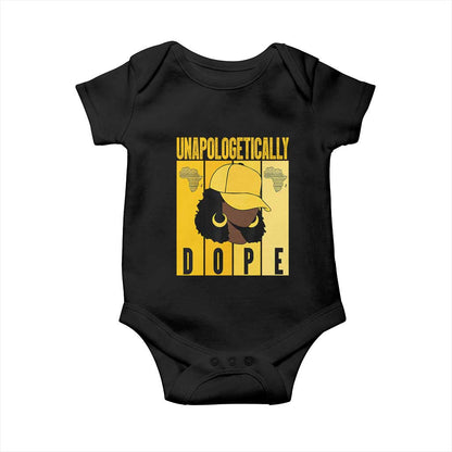 Unapologetically Dope Baby Onesie Black History Month African America