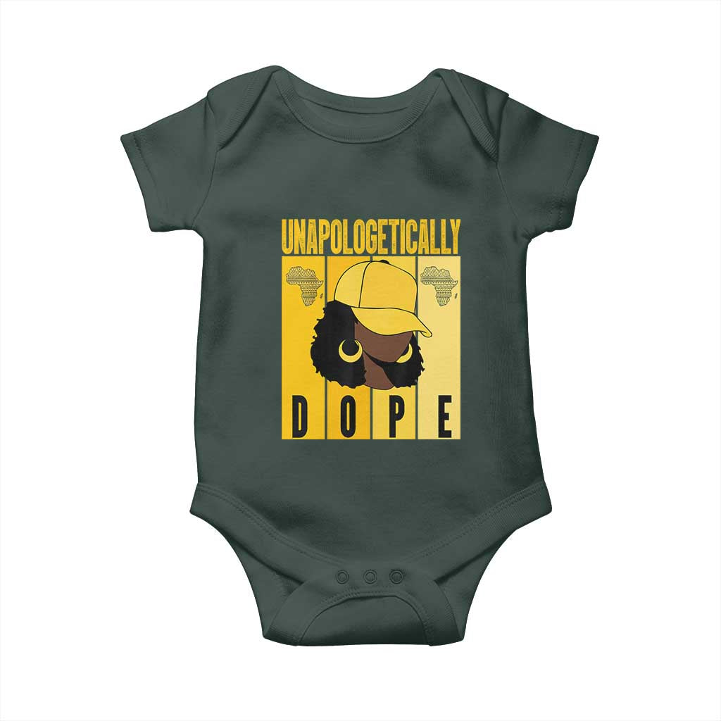 Unapologetically Dope Baby Onesie Black History Month African America
