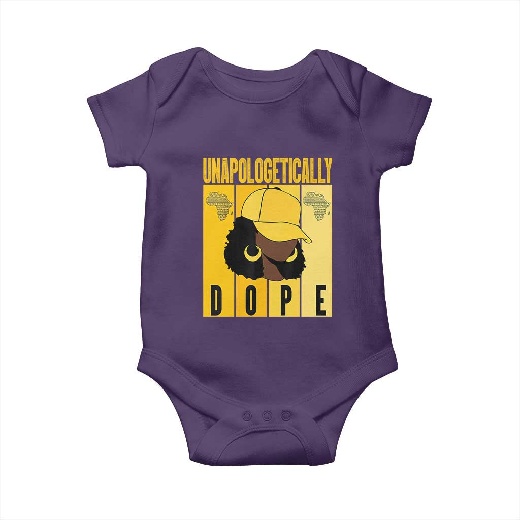 Unapologetically Dope Baby Onesie Black History Month African America