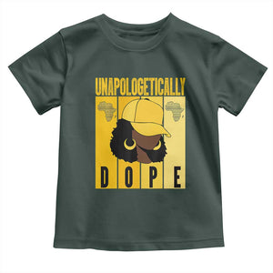 Unapologetically Dope Toddler T Shirt Black History Month African America