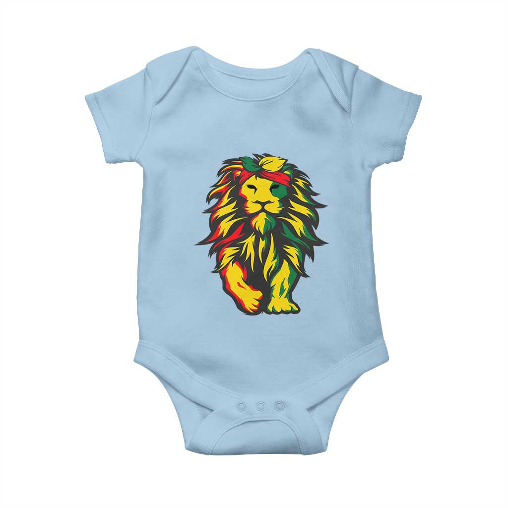 Juneteenth Lion Baby Onesie Cool Black History African American Pride