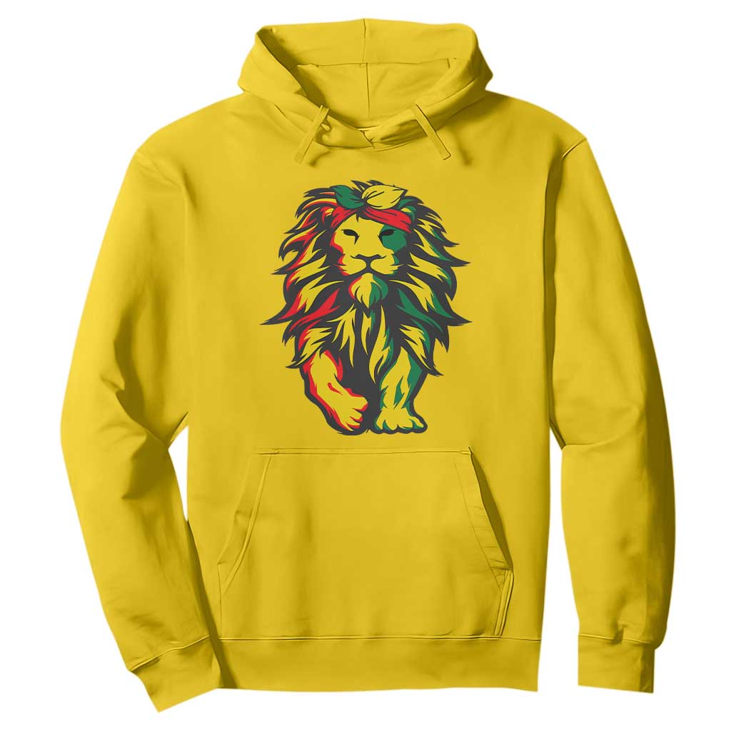 Juneteenth Lion Hoodie Cool Black History African American Pride