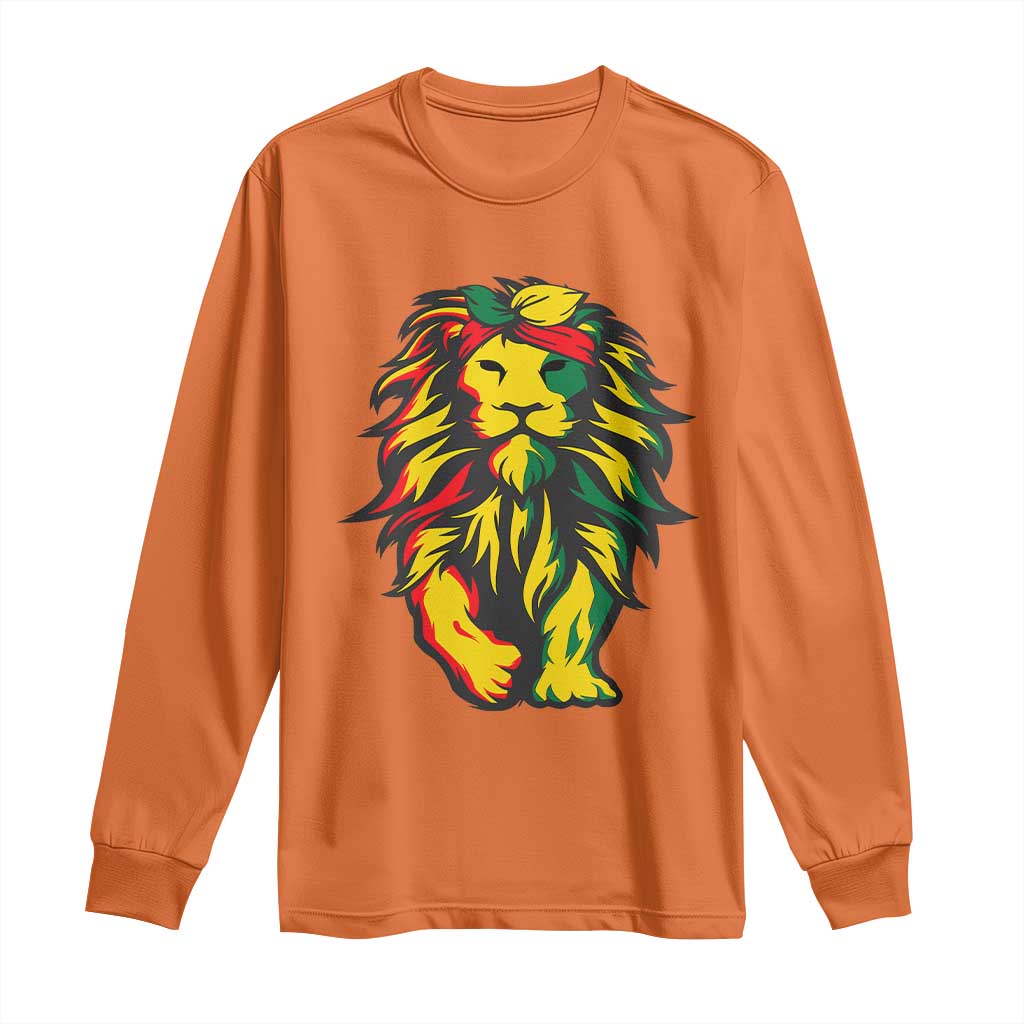Juneteenth Lion Long Sleeve Shirt Cool Black History African American Pride