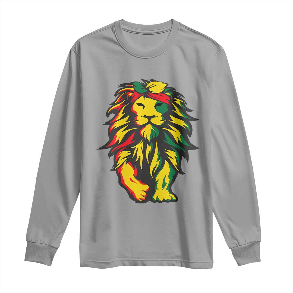 Juneteenth Lion Long Sleeve Shirt Cool Black History African American Pride