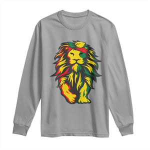 Juneteenth Lion Long Sleeve Shirt Cool Black History African American Pride