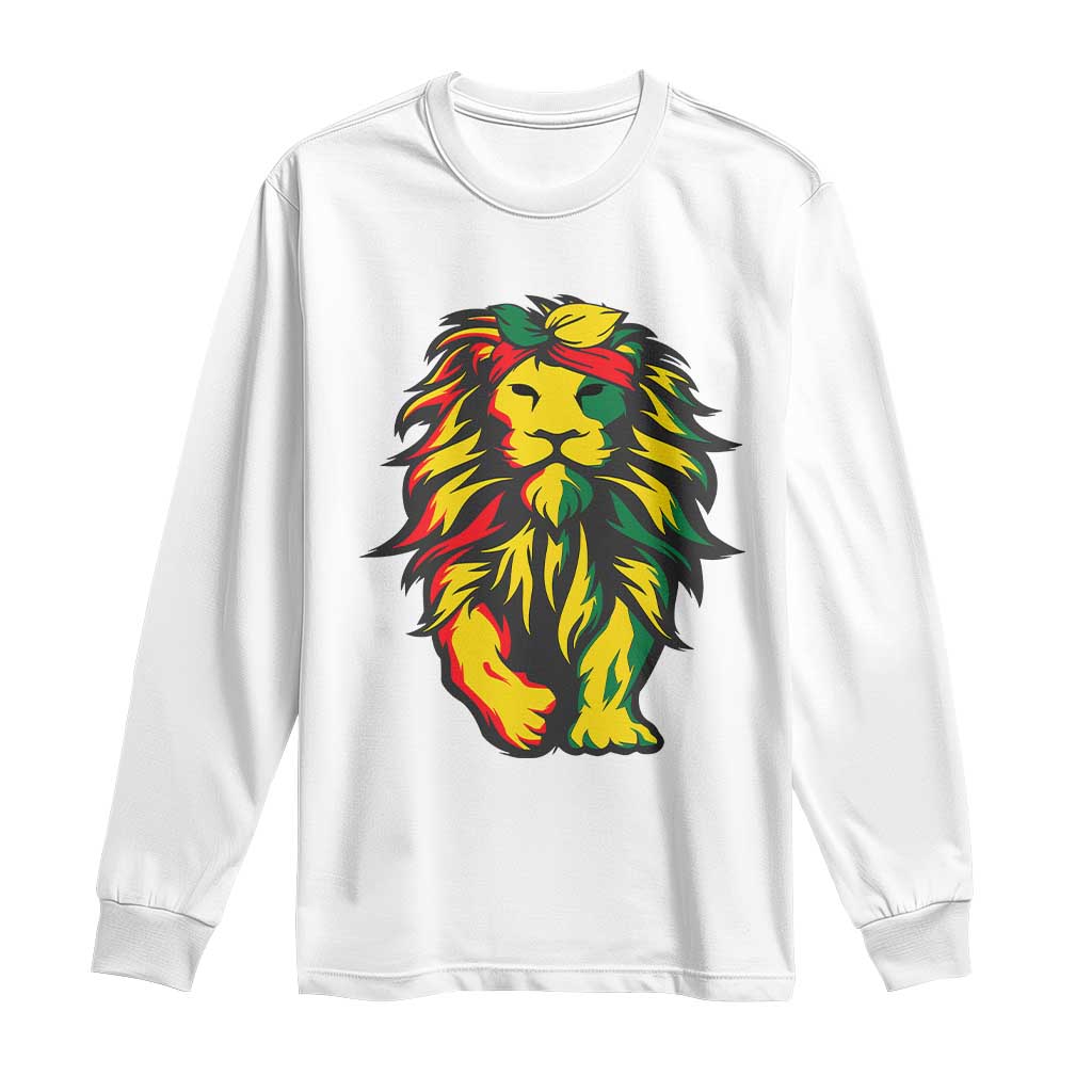 Juneteenth Lion Long Sleeve Shirt Cool Black History African American Pride