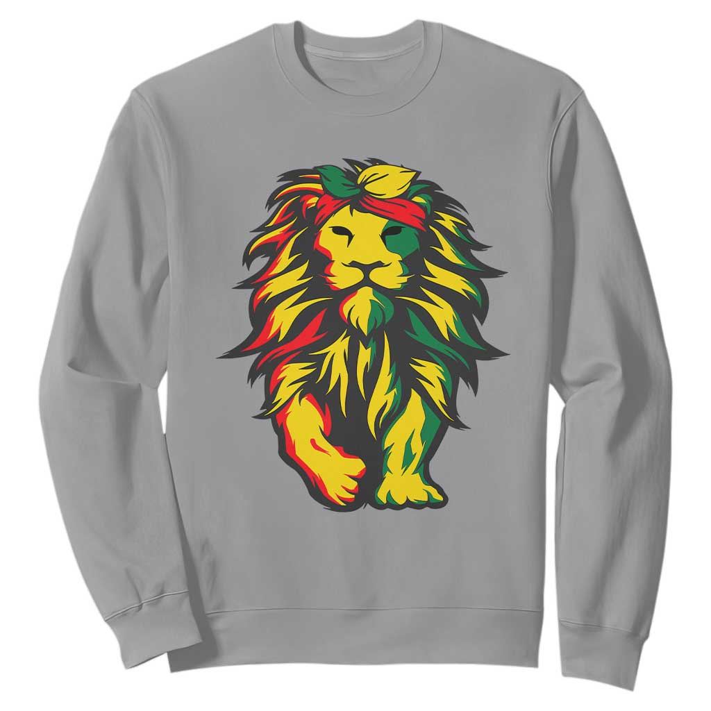 Juneteenth Lion Sweatshirt Cool Black History African American Pride