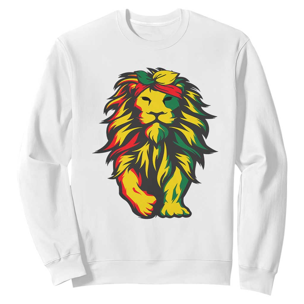 Juneteenth Lion Sweatshirt Cool Black History African American Pride