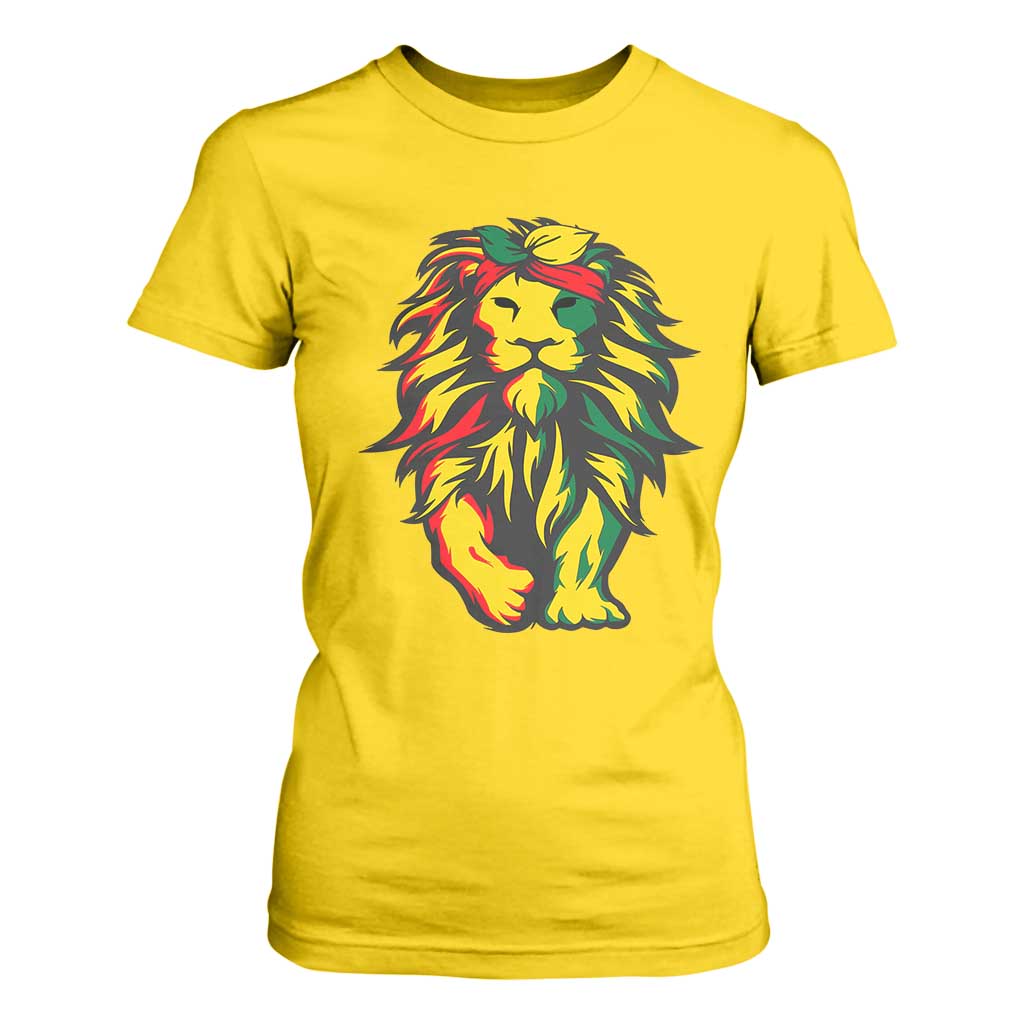 Juneteenth Lion T Shirt For Women Cool Black History African American Pride