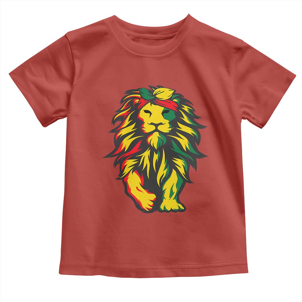 Juneteenth Lion Toddler T Shirt Cool Black History African American Pride