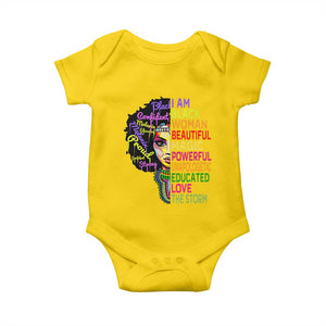 Black History Baby Onesie I Am The Storm Women Juneteenth