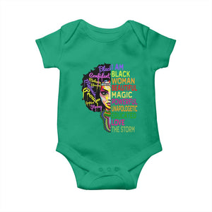 Black History Baby Onesie I Am The Storm Women Juneteenth